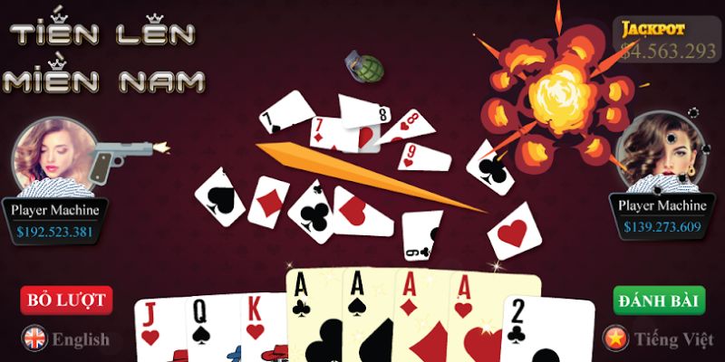 Tiến Lên miền Nam nổi bật tại casino Kubet